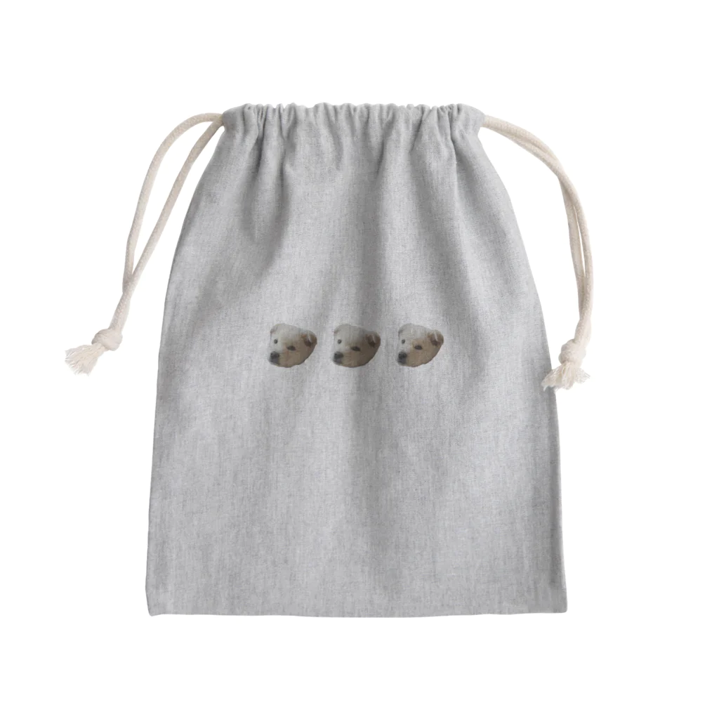 ゴンのいぬ 3連 Mini Drawstring Bag