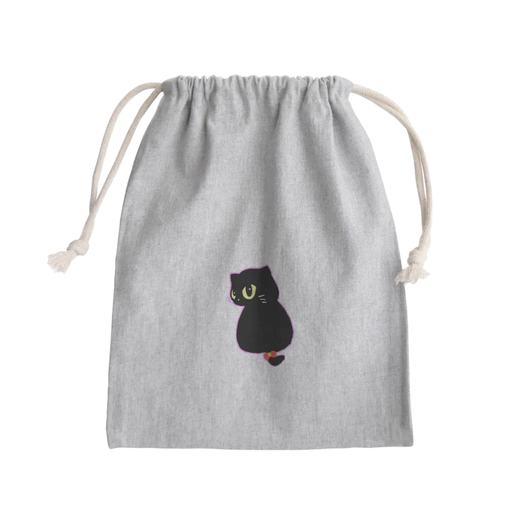 なぞのねこのなぞねこ巾着 Mini Drawstring Bag