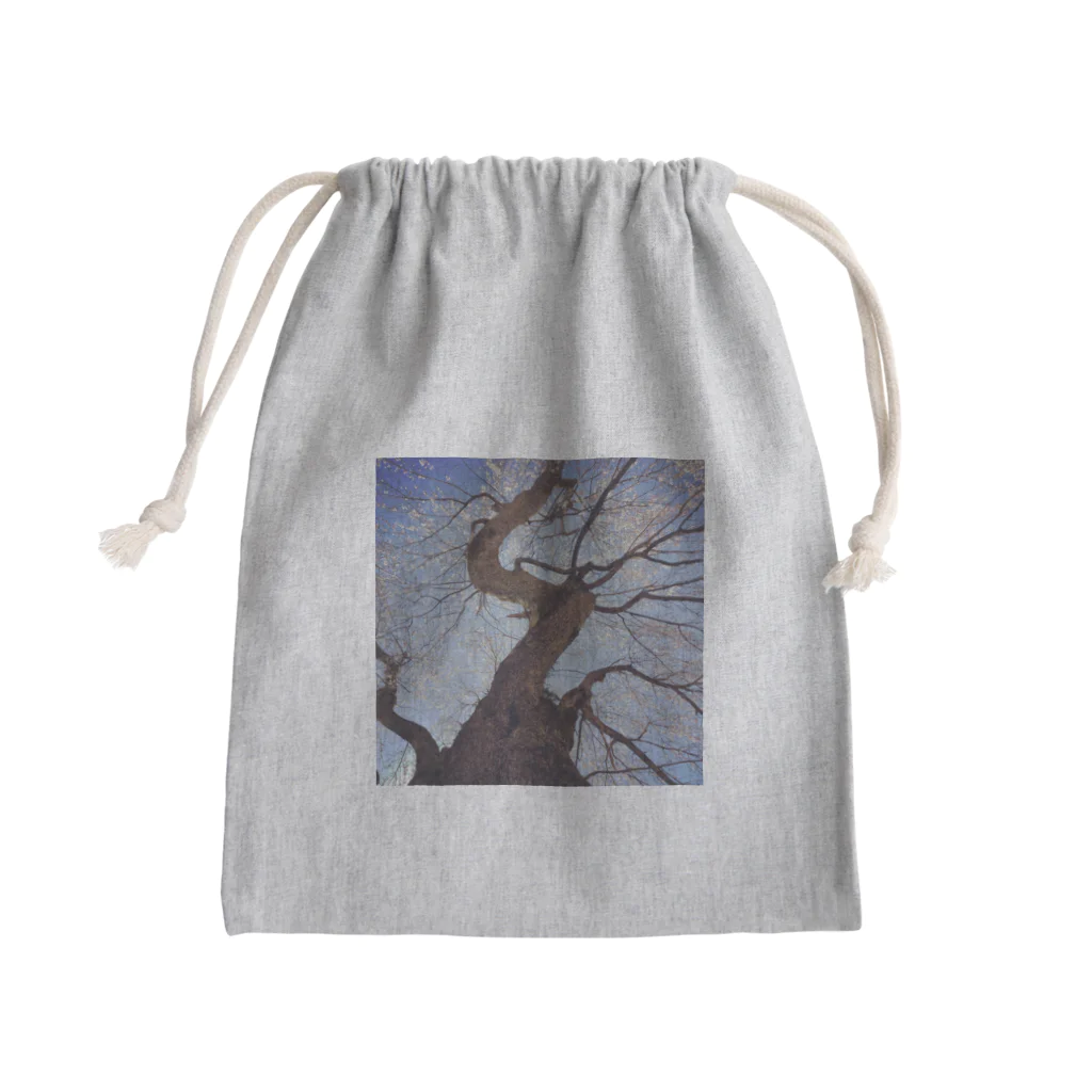 おとうふの枝垂れ桜 Mini Drawstring Bag