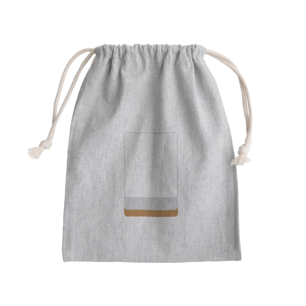 キッズモード某の白 ( 麻雀グッズ ) Mini Drawstring Bag