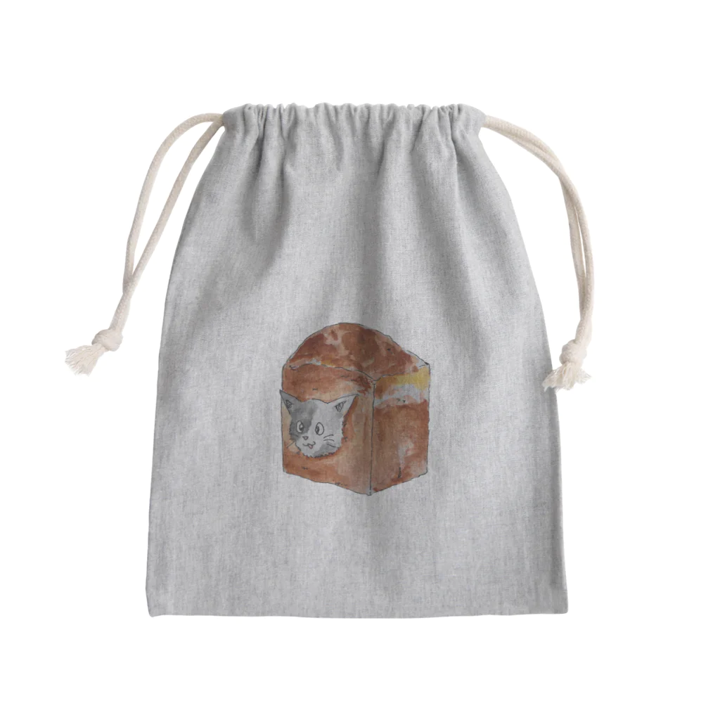 ねりきりのパン猫 Mini Drawstring Bag