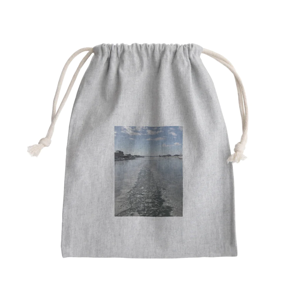 空屋　sorayakusakaの201902111352001　漁船の足跡 Mini Drawstring Bag