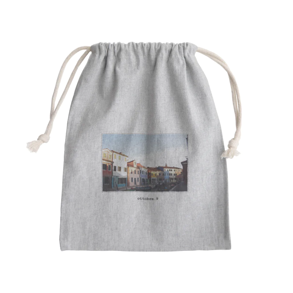 旅するTシャツ。のOttobre.9 / burano，italia きんちゃく