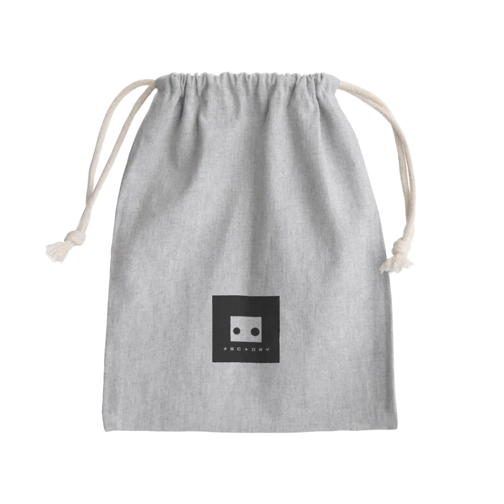 SquareHeadFactoryのSquareHeadFactoryロゴ Mini Drawstring Bag