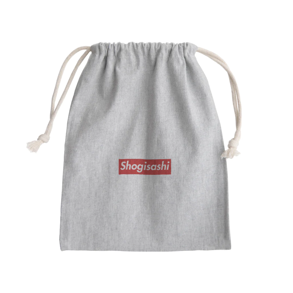 将棋まみれの将棋指し ボックスロゴ Mini Drawstring Bag