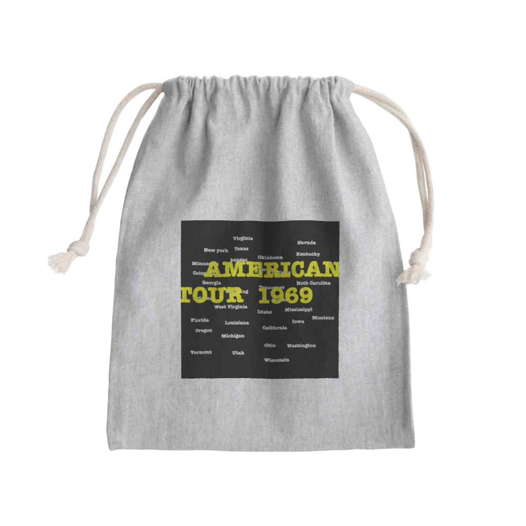 NEON_LINEのAMERICAN TOUR Mini Drawstring Bag