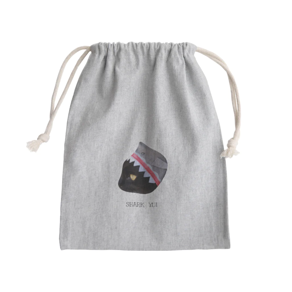 Hakubeiのシッポのシャーク ゆい Mini Drawstring Bag