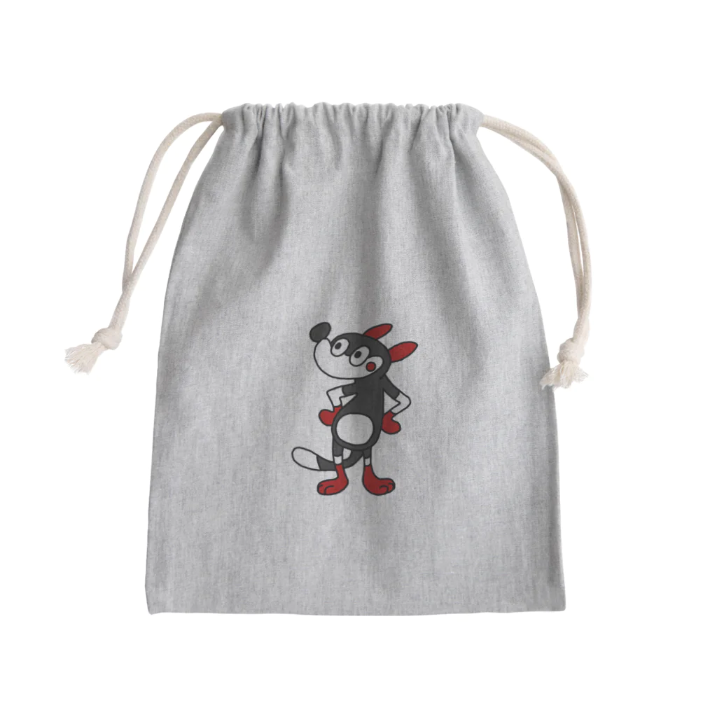 NOUMARUの犬ヒーロー Mini Drawstring Bag