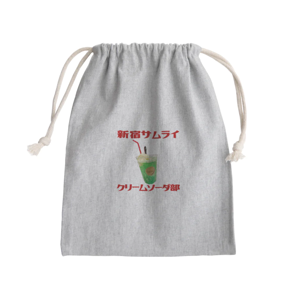 新宿SAMURAIの新宿サムライクリームソーダ部 Mini Drawstring Bag