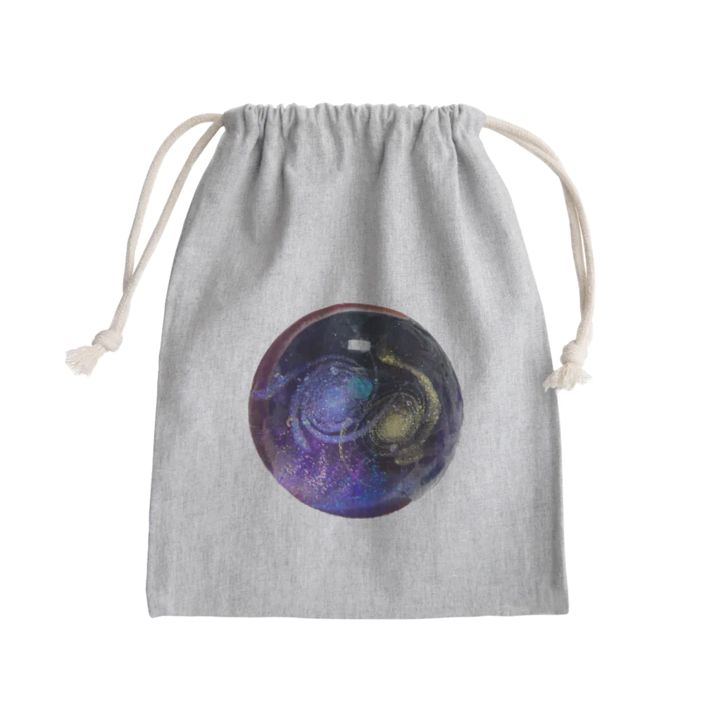 Ripples沖縄レジンアートの宇宙玉レジン Mini Drawstring Bag