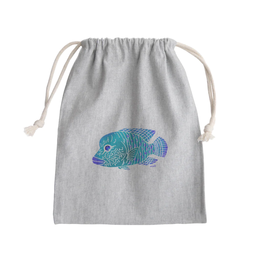 栗坊屋のナポレオンフィッシュ Mini Drawstring Bag