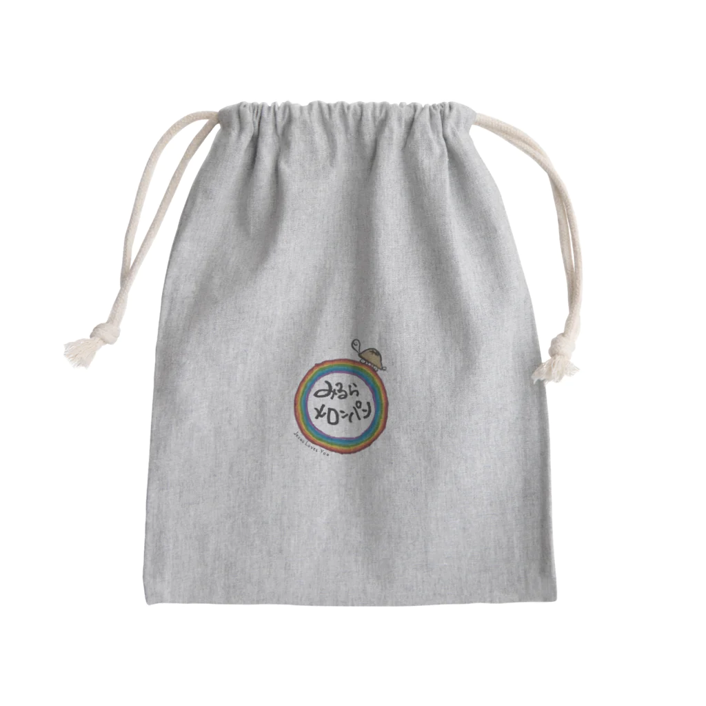 みるらメロンパンのみるらメロンパン(雲なしバージョン) Mini Drawstring Bag