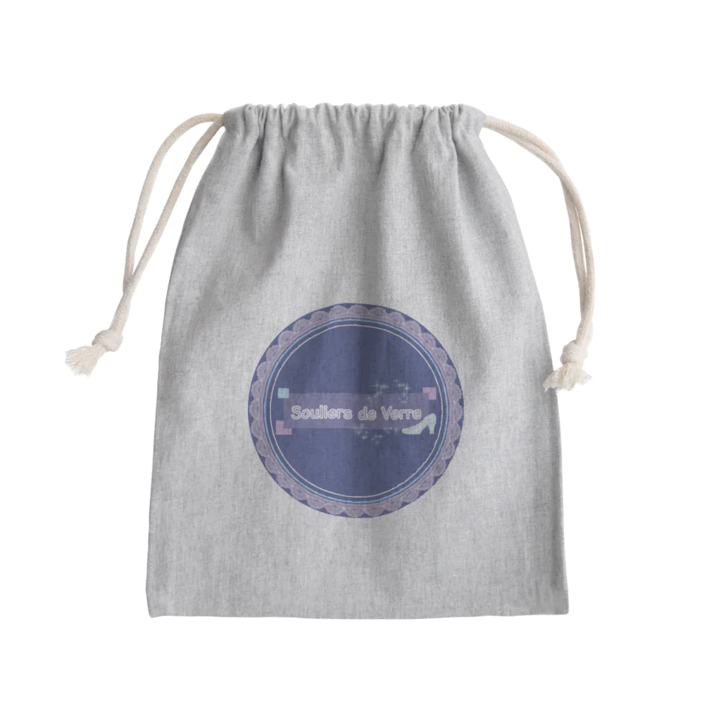 Souliers de Verreのスーリエ・オリジナルロゴ巾着 Mini Drawstring Bag