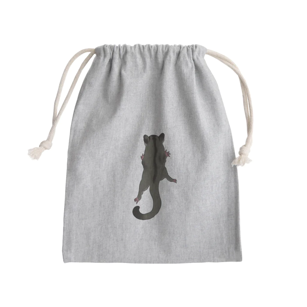 モモンガのしっぽのSugar glider is climbing! Mini Drawstring Bag