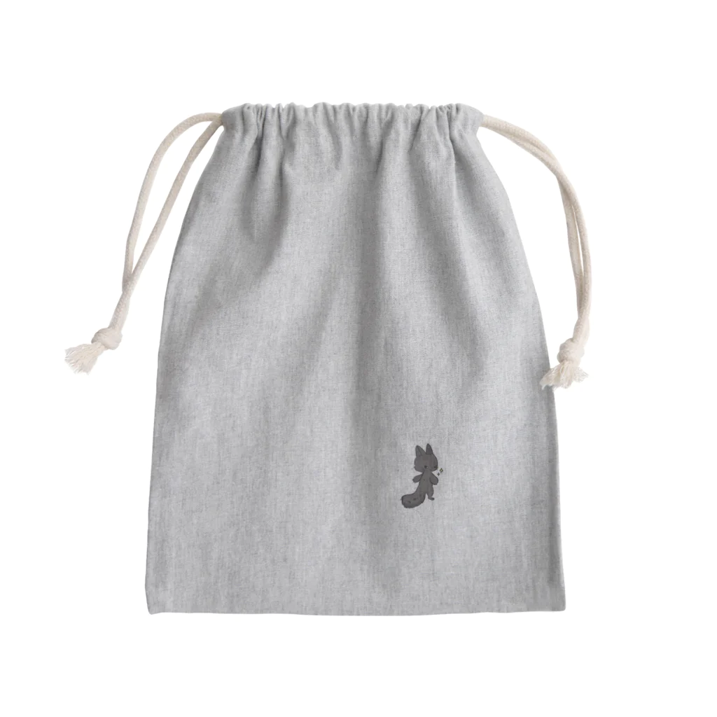 露崎でみのオオカミくん Mini Drawstring Bag