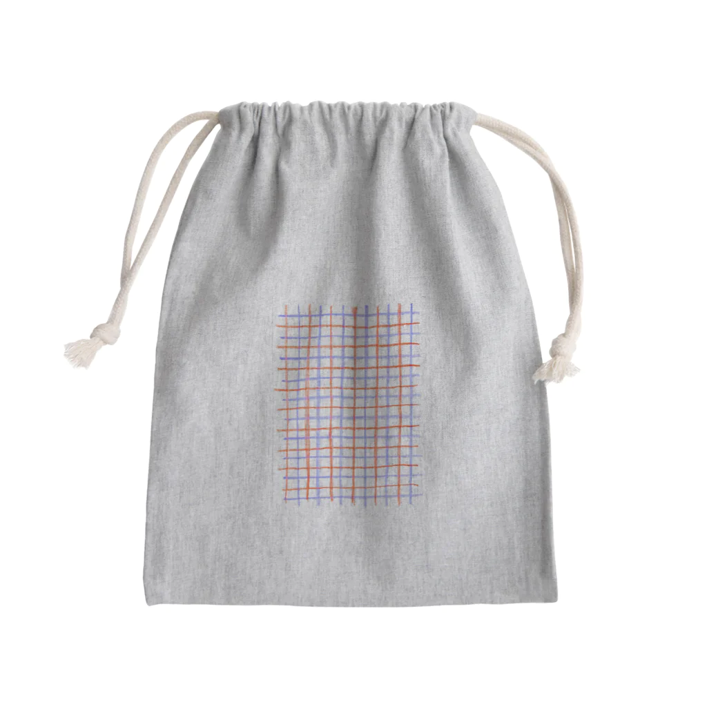 tokimekizaのチェック柄 Mini Drawstring Bag