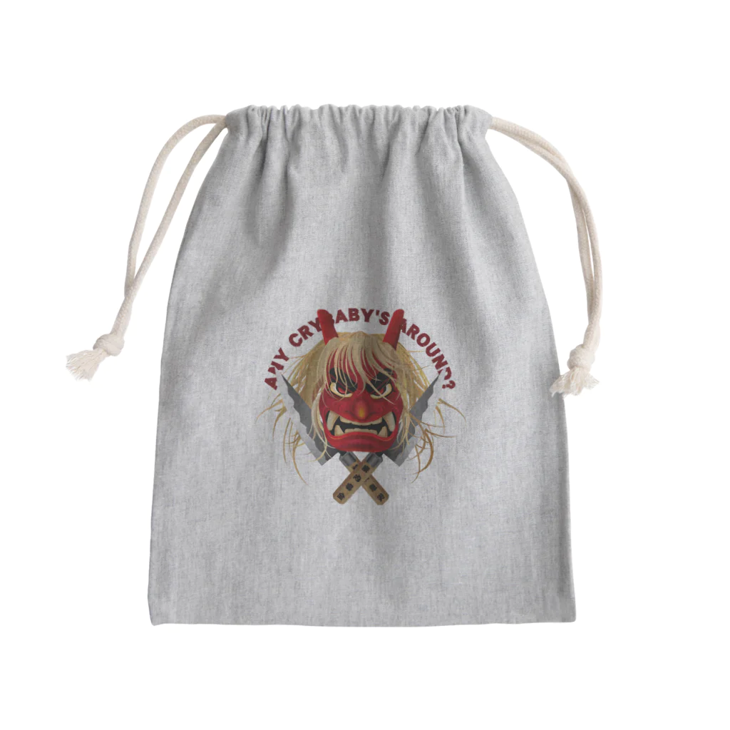 CheepLandのなまはげで厄払い Mini Drawstring Bag