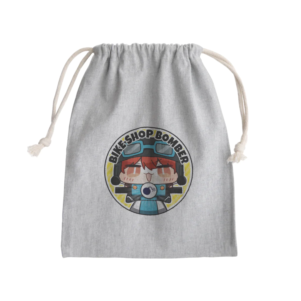 ボンバーショップのボンバーくん Mini Drawstring Bag