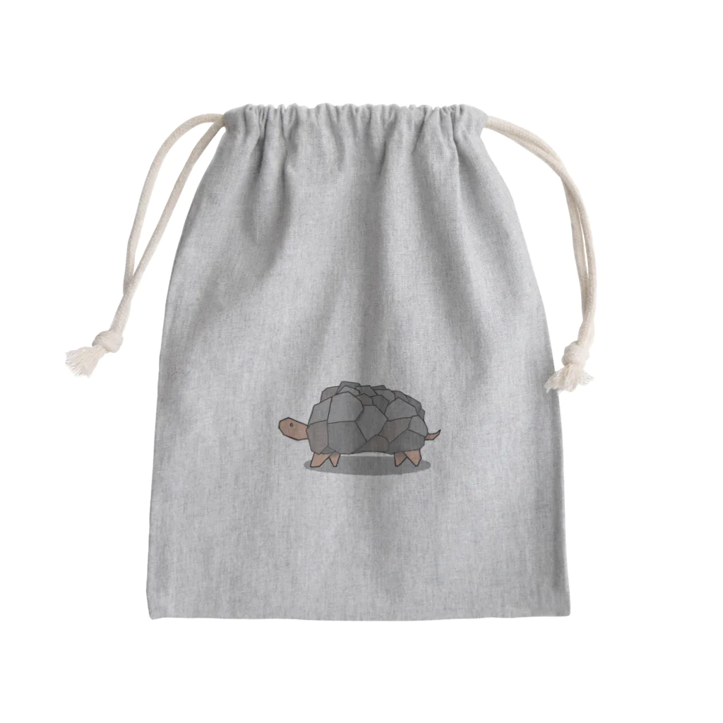 hakushi894のりく　岩のすがた Mini Drawstring Bag