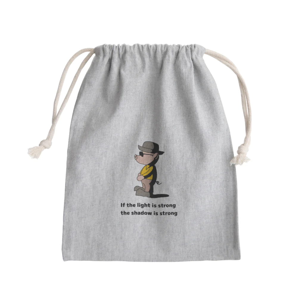 macomaco SUZURISTOREの光が強ければ影も強い Mini Drawstring Bag