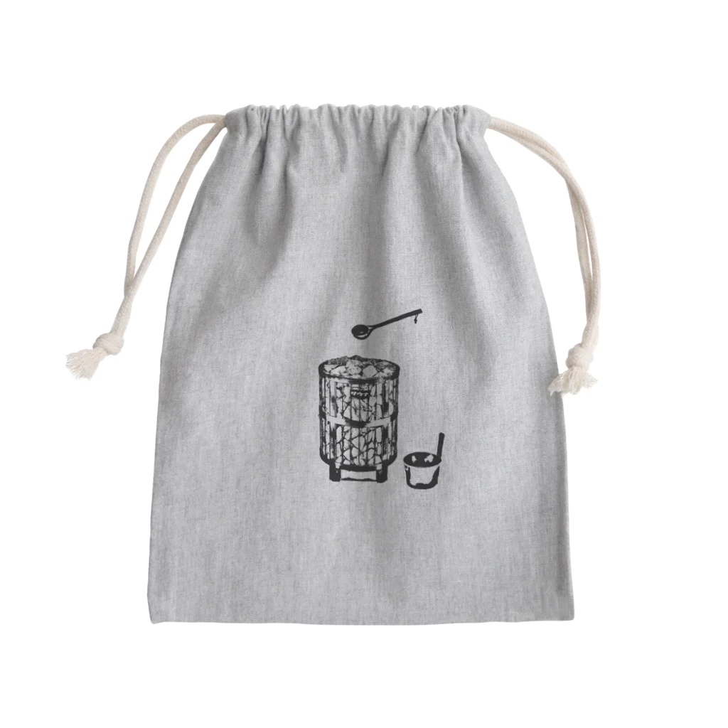 フィッシング&サウナの和ロウリュ Mini Drawstring Bag