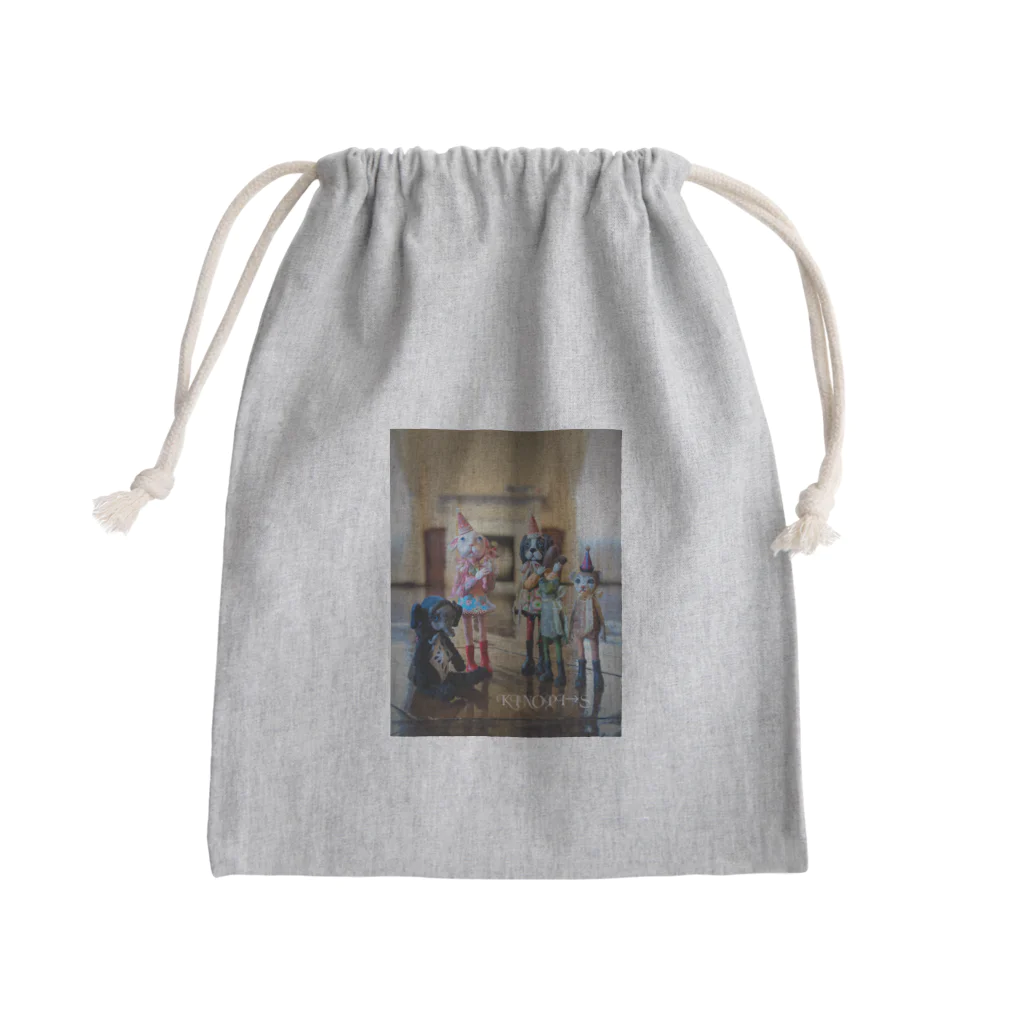 ＫＩＮＯＰＩ→Ｓ（キノピーズ）の記念撮影 Mini Drawstring Bag
