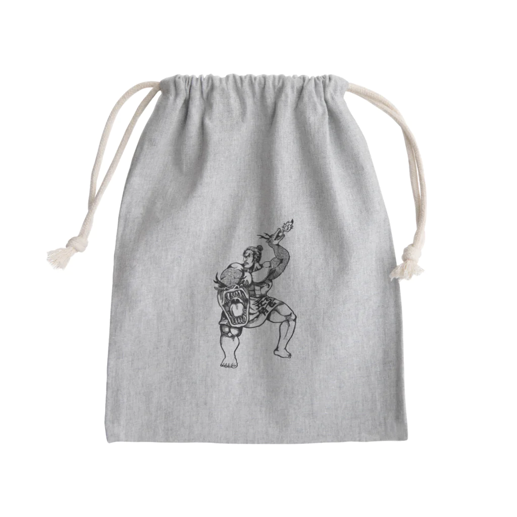 OtoMoyaの仁王龍 Mini Drawstring Bag