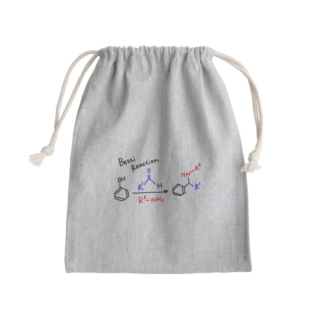 Rakugaki SanのBetti reaction Mini Drawstring Bag