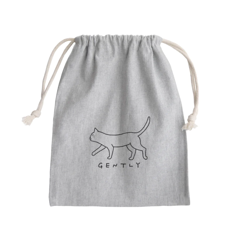 Nekoan GENTLY の猫庵 GENTLY Mini Drawstring Bag