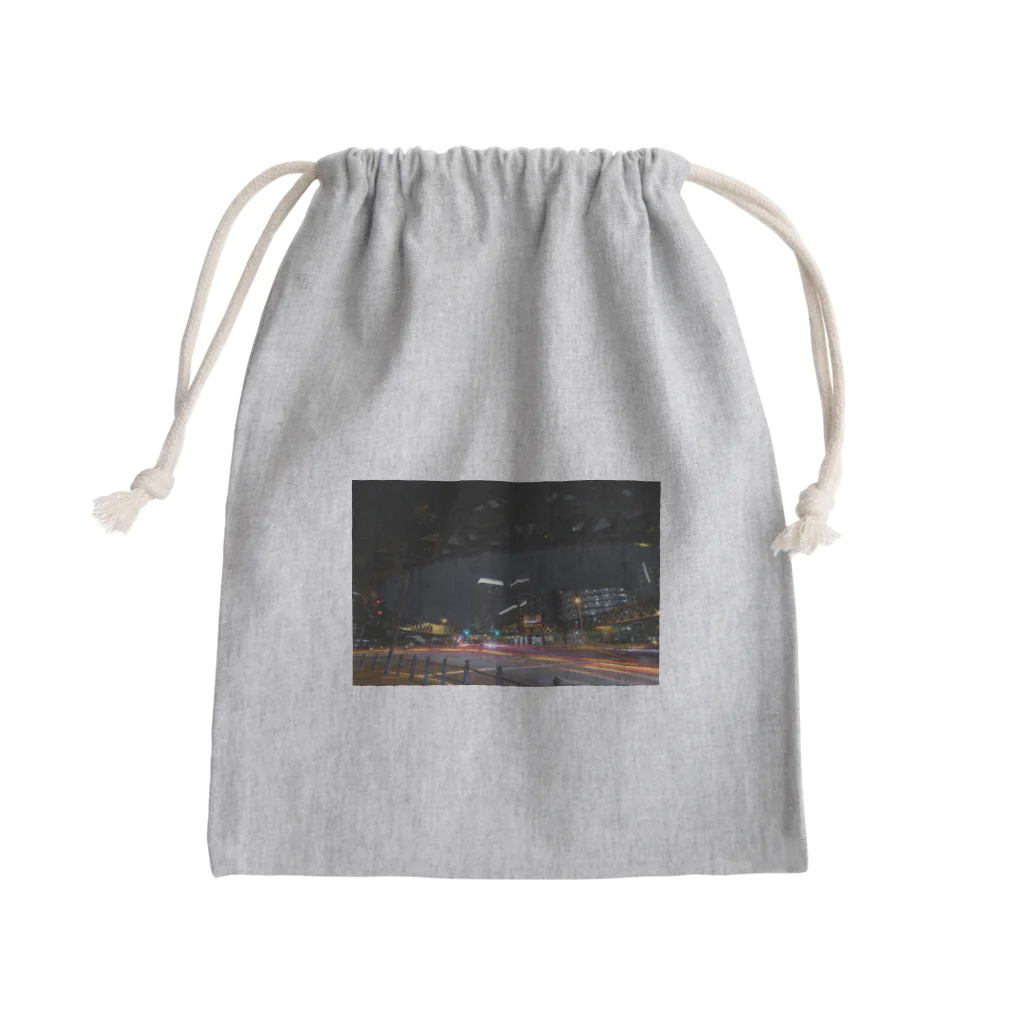 nokkccaの光跡 - Junction Light trail - Mini Drawstring Bag