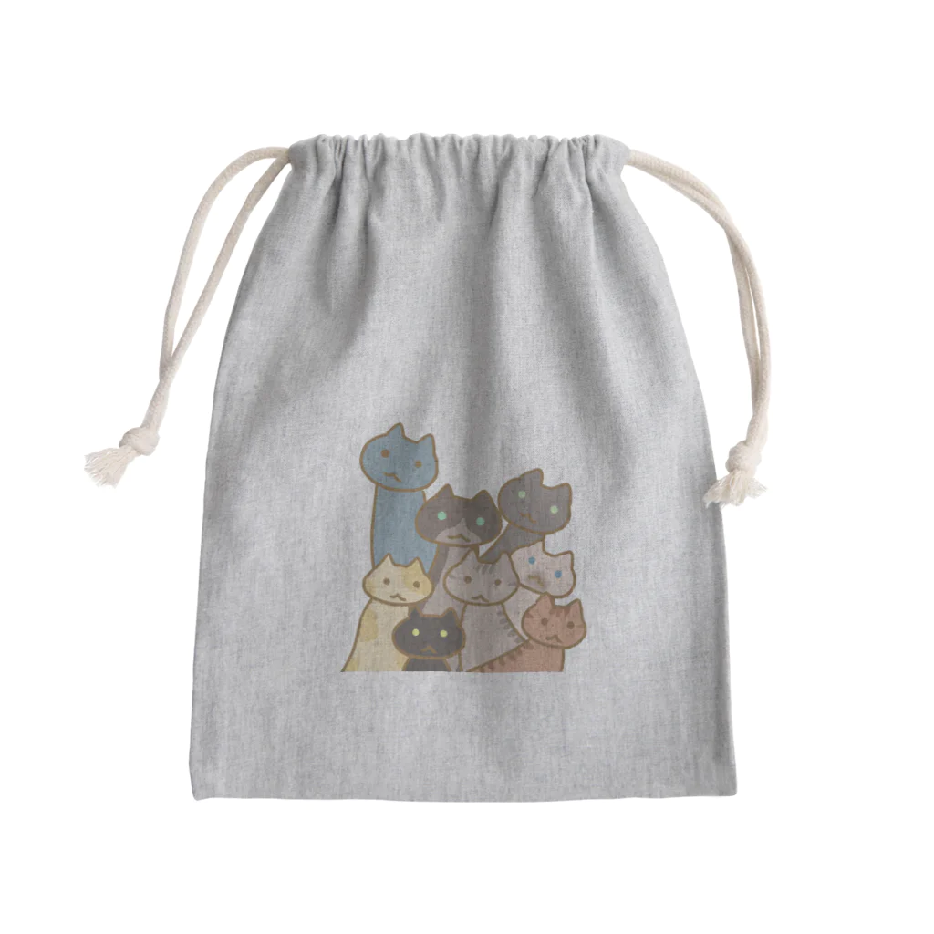 アトリエかののにゃんこ大集合 Mini Drawstring Bag