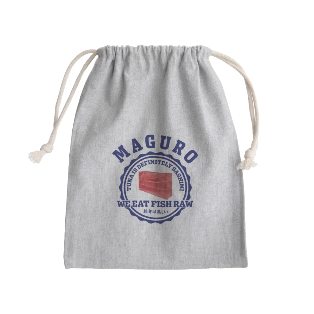 LONESOME TYPE ススのまぐろ（MARINE） Mini Drawstring Bag