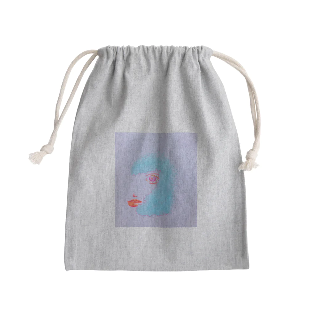 塩バターの未来の星から来た子 Mini Drawstring Bag