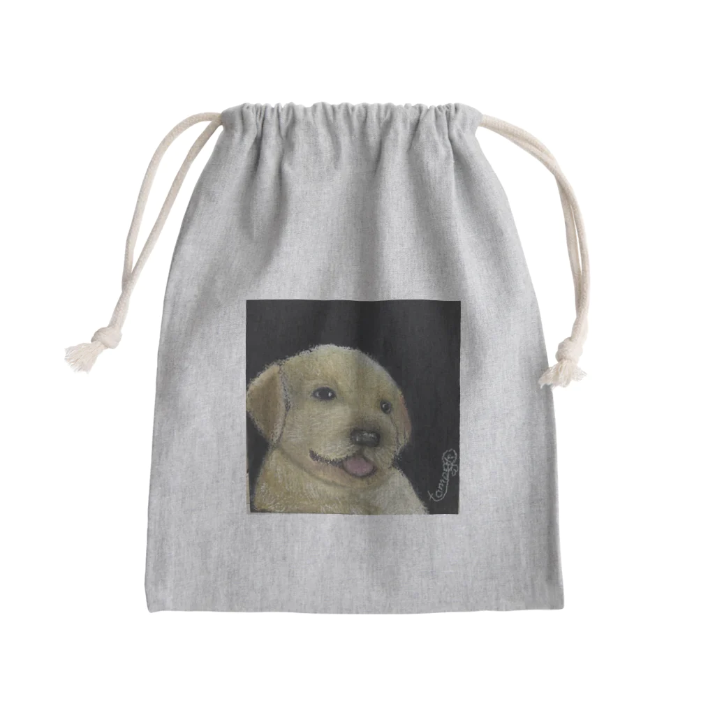 チョークアートグッズ😊のチョークアート　子犬🐶 Mini Drawstring Bag