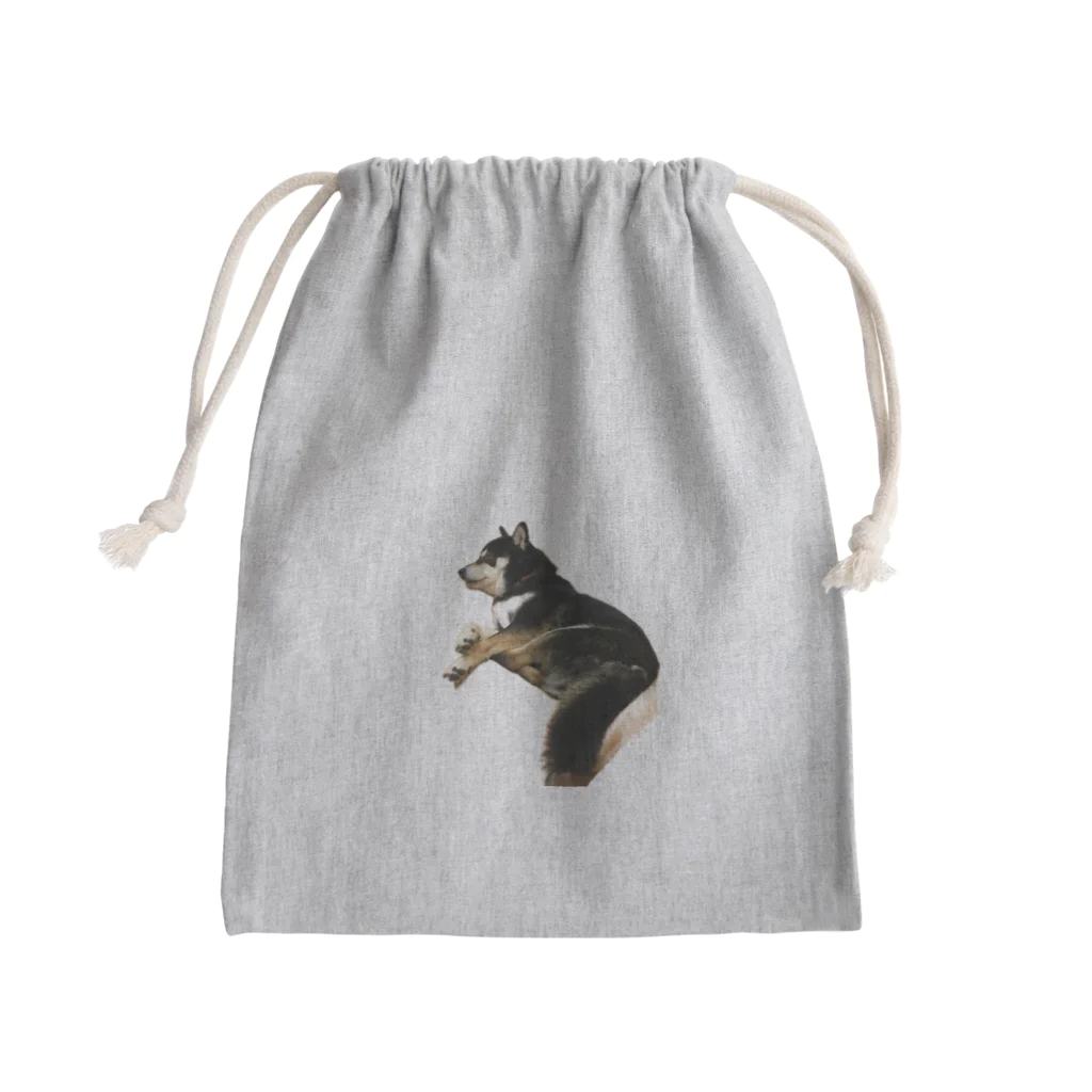 achahiの黒柴犬　ジョシーバ　癒し Mini Drawstring Bag