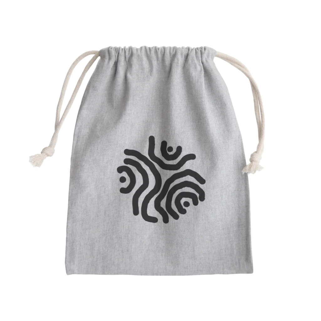 puqpuq WaveformのTHREE Mini Drawstring Bag