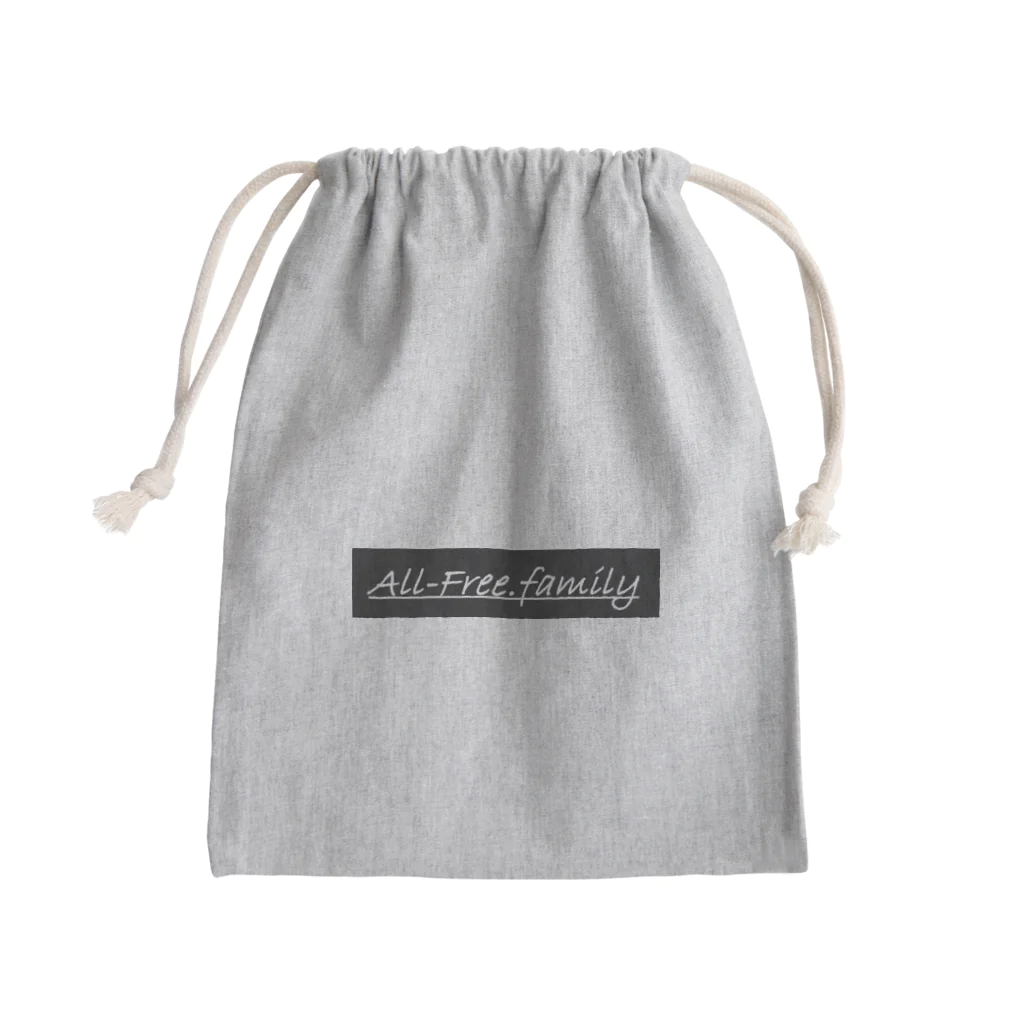 All-Free.family のAll-Free.family ロゴ Mini Drawstring Bag