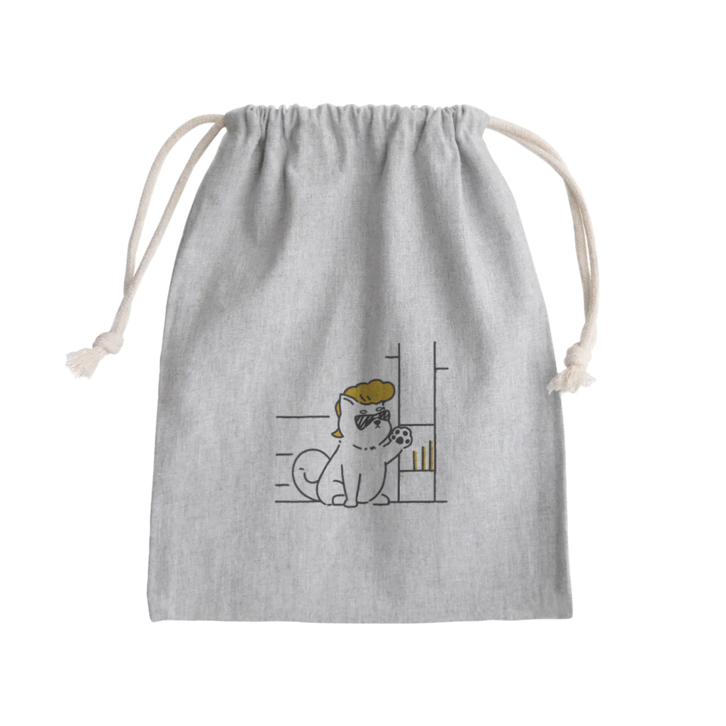 REO-REOのワンキー犬 Mini Drawstring Bag