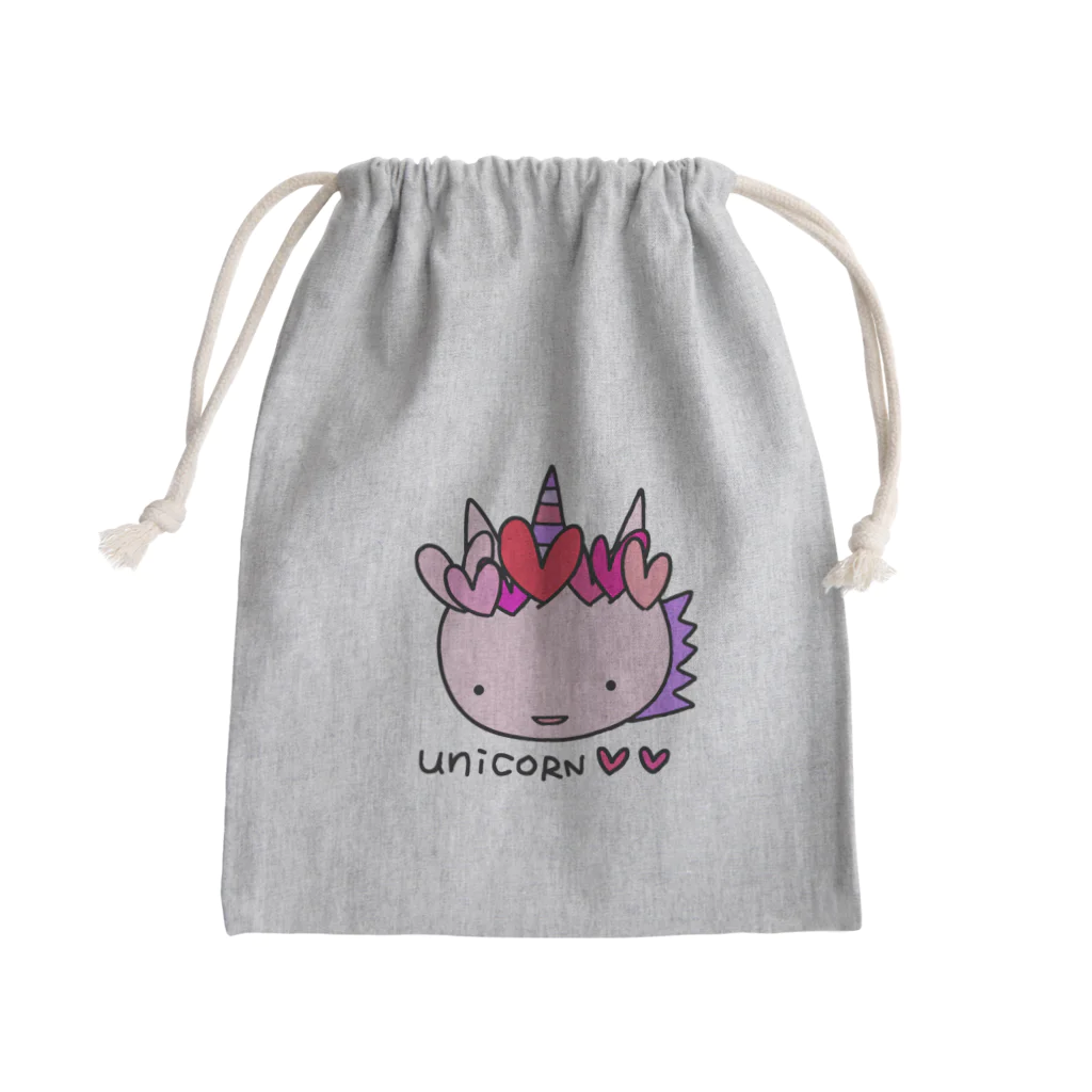 handmade asyouareのお嫁ユニコーン Mini Drawstring Bag