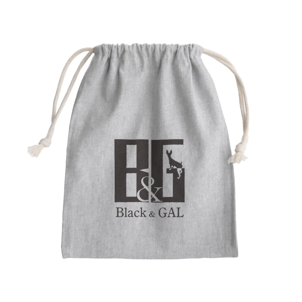 飛び出せ！ ささみショップのBlack & GAL Mini Drawstring Bag