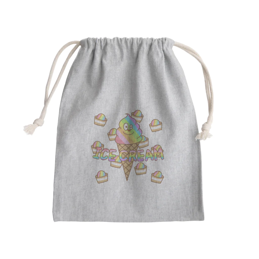 A-YANのアイスクリーム-YAN Mini Drawstring Bag