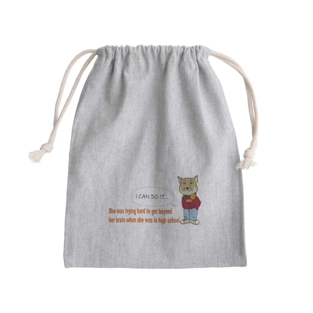 SASAMIのチベットスナギツネの青木さん。 Mini Drawstring Bag