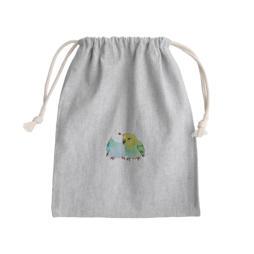 鳥愛のとりとり Mini Drawstring Bag