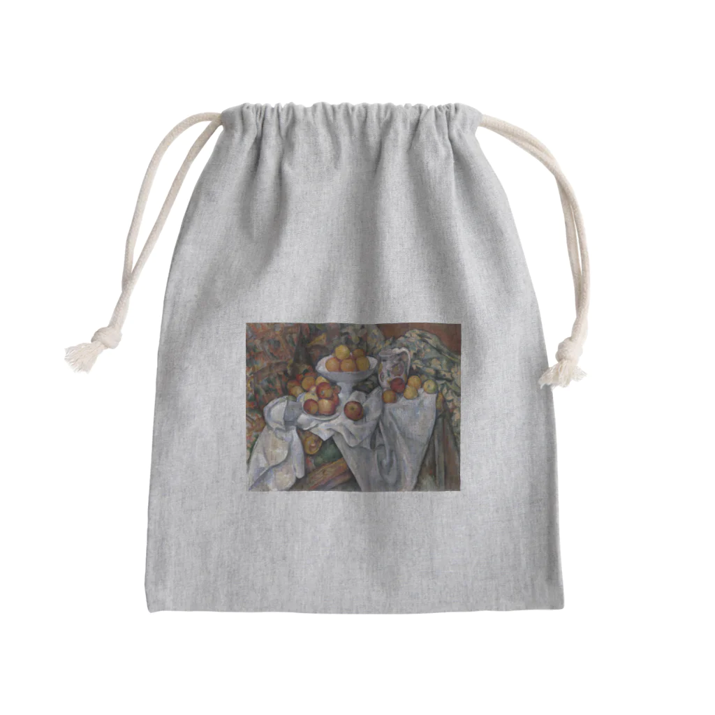 世界美術商店のリンゴとオレンジ / Apples and Oranges Mini Drawstring Bag