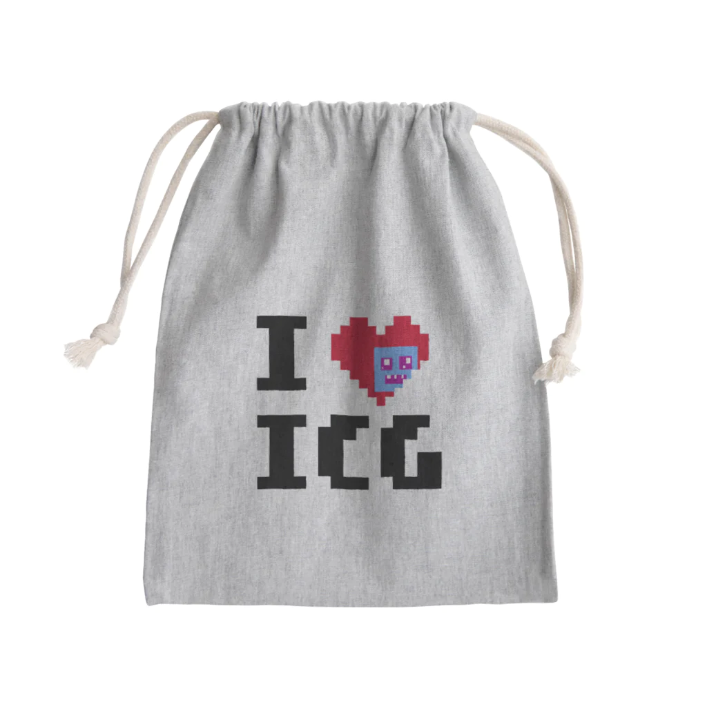 喧詩いろはのI♡ICG Mini Drawstring Bag