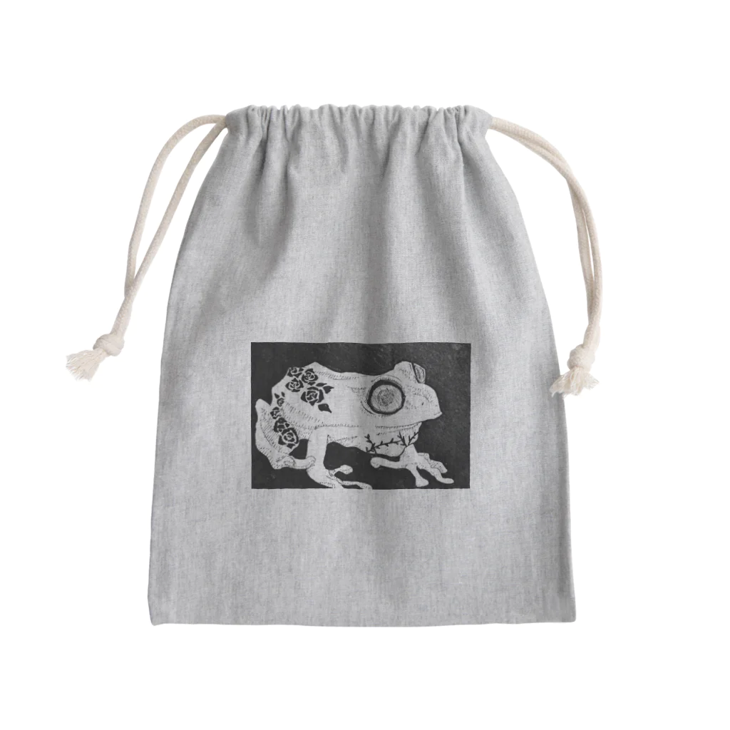 花梟のゆりかごの美しい蛙には毒がある Mini Drawstring Bag