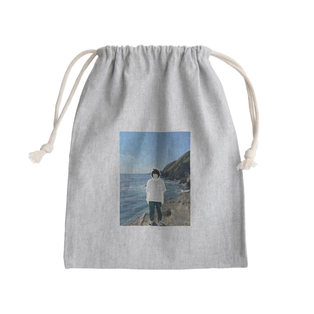 みずの海にてたたずむ Mini Drawstring Bag