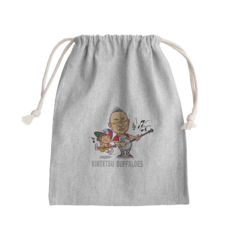 似顔絵 オーダーメイド展開／たんねん工房の★ツーショット企画【梶野  様】 Mini Drawstring Bag