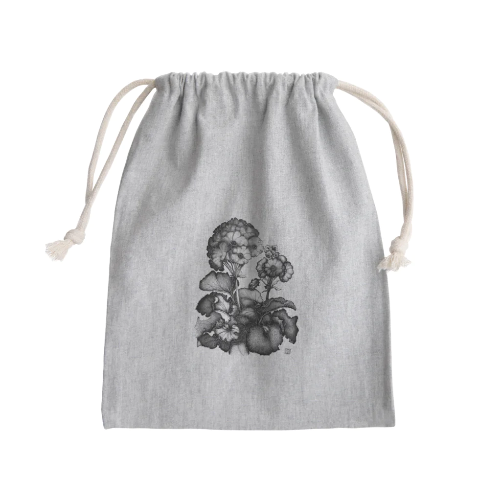 Neko-Usaのゼラニウム Mini Drawstring Bag