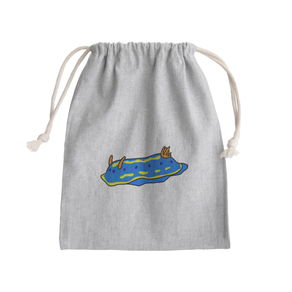 micro-diverのあおうみうし Mini Drawstring Bag